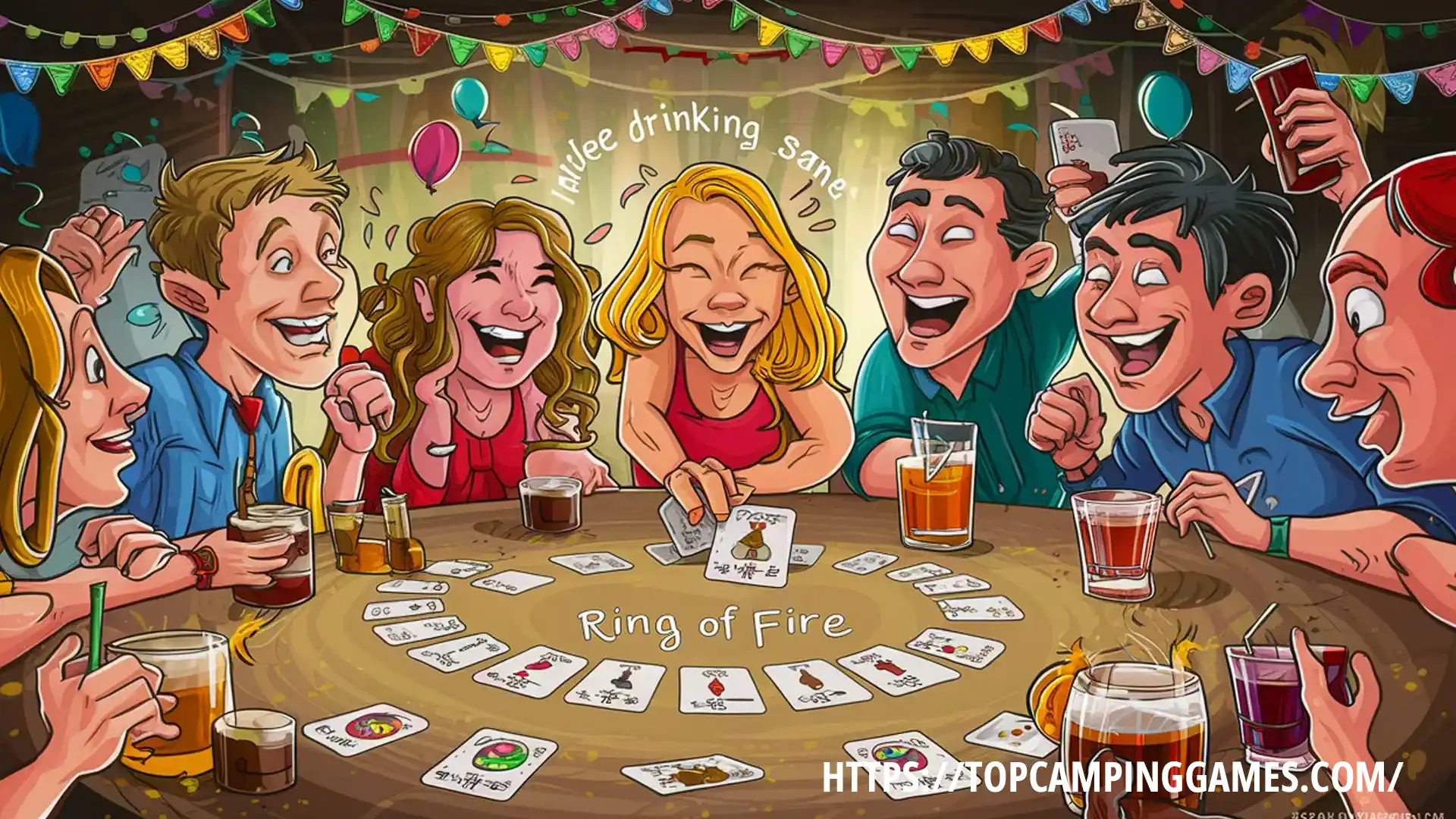 camping games for adults drinking