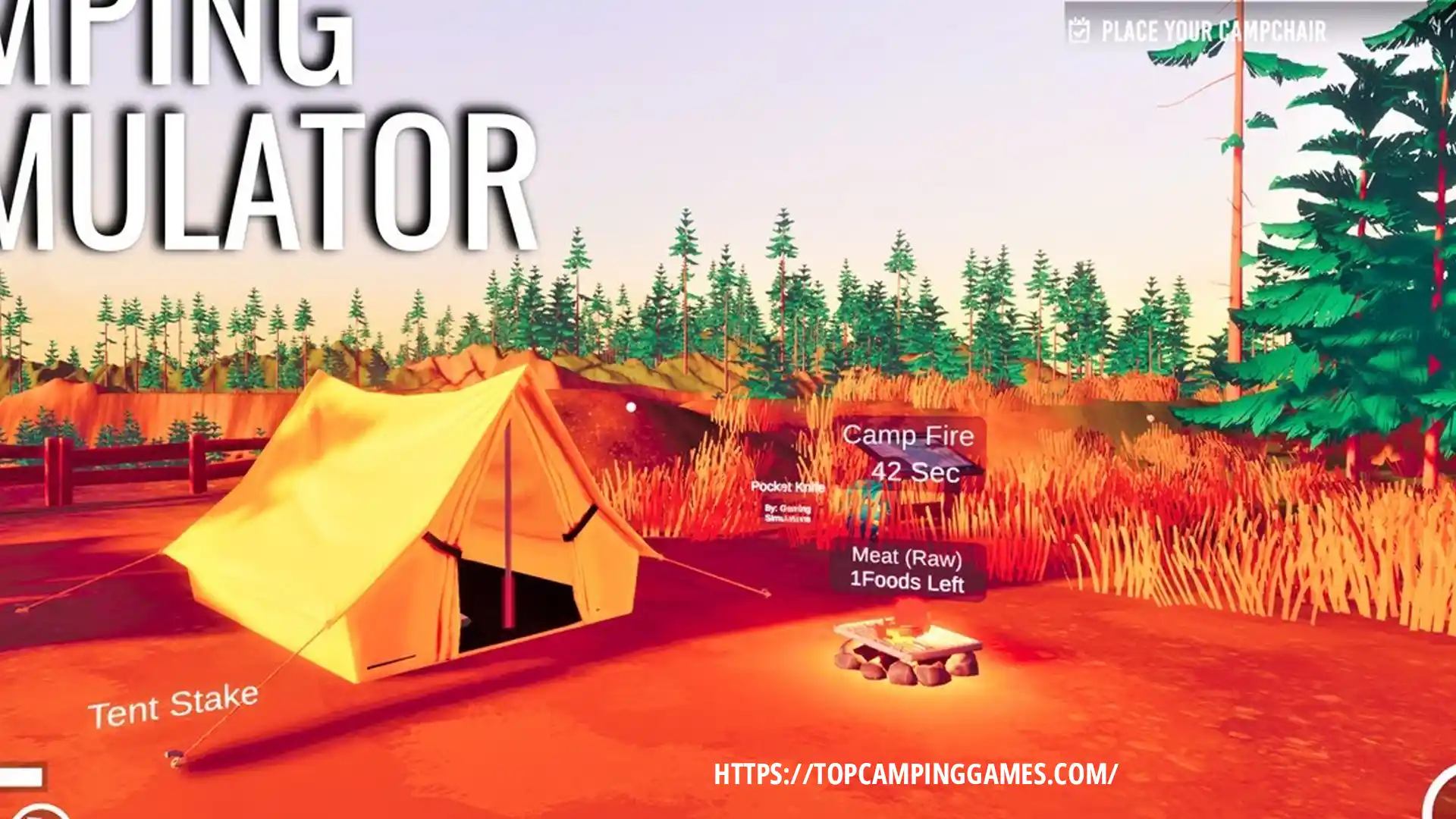 what does camping mean in games